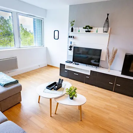 Apartmán Andromede Chic T2 - Parking Sous-terrain- Proche Meet Airbus Et Aeroport -tram